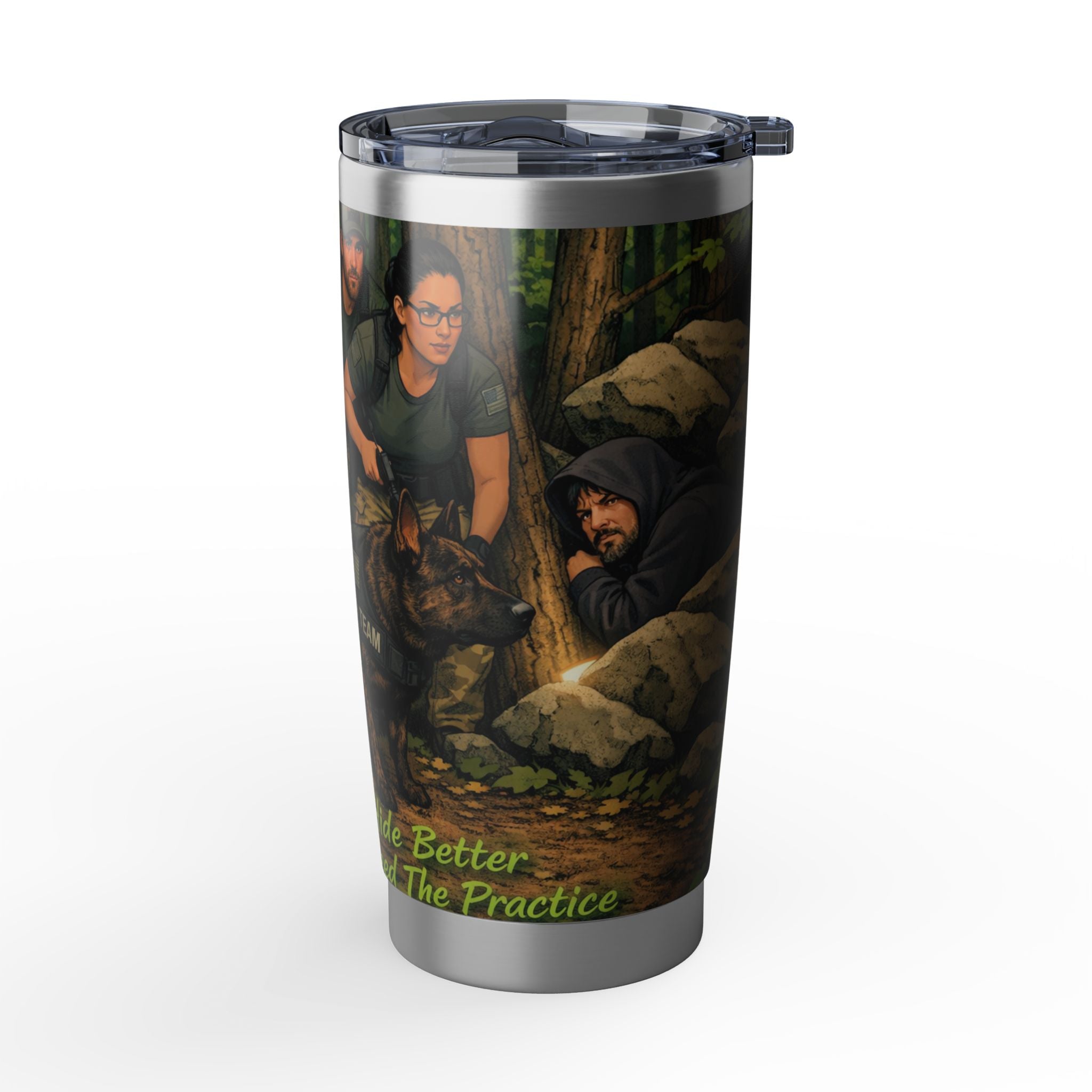 20oz Tumbler — K-9 Search & Rescue Team Travel Mug (Vagabond Design)