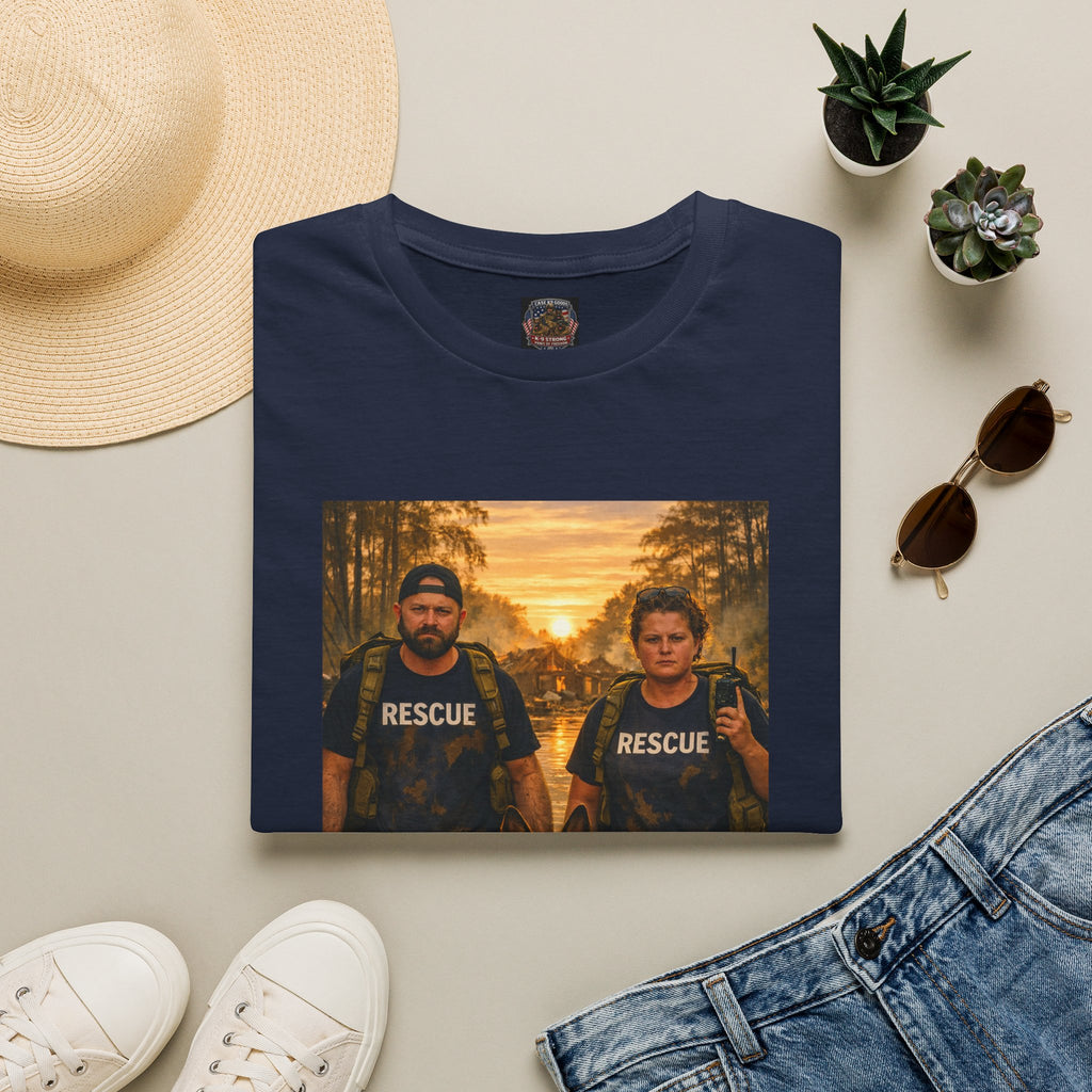 Rescue K-9 Team T-Shirt — Firefighter Search & Rescue Tribute