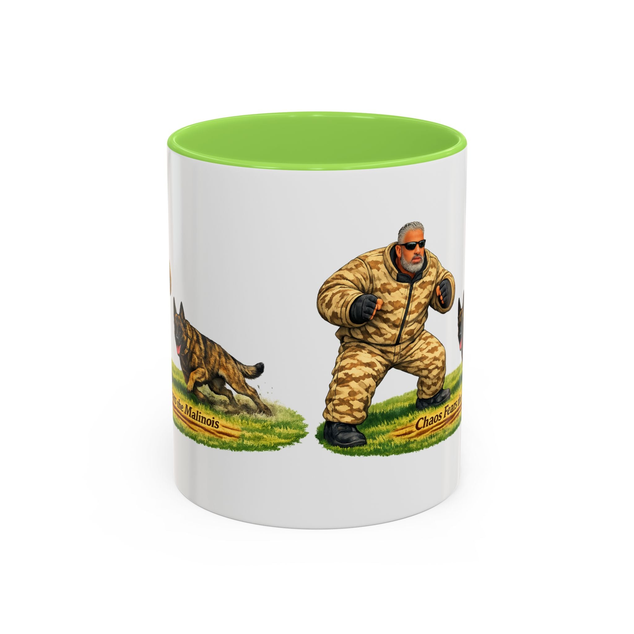 Belgian Malinois Coffee Mug — "Nothing Fears the Malinois" Dog Lover Gift (11oz/15oz)