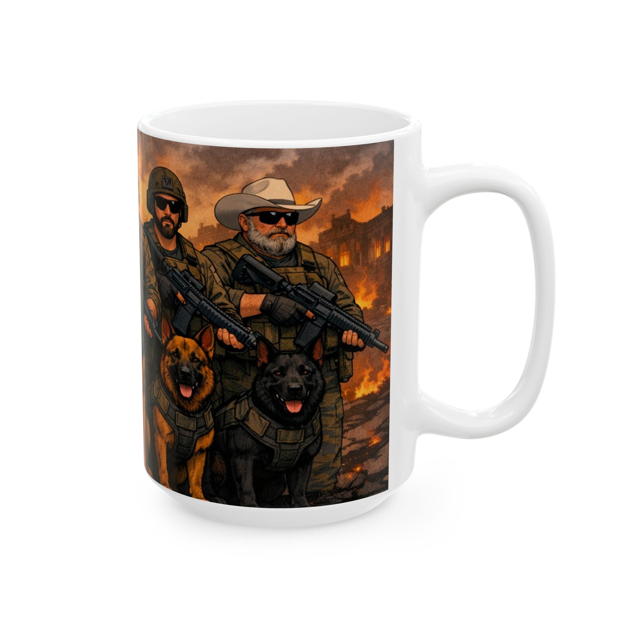 Tactical Team Coffee Mug – Military K9 & Operators 11oz/15oz Ceramic Mug