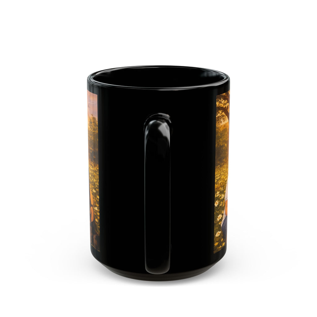 Christian Family Love Mug — "Love Grows In This Field" Black Coffee Cup (11oz/15oz)