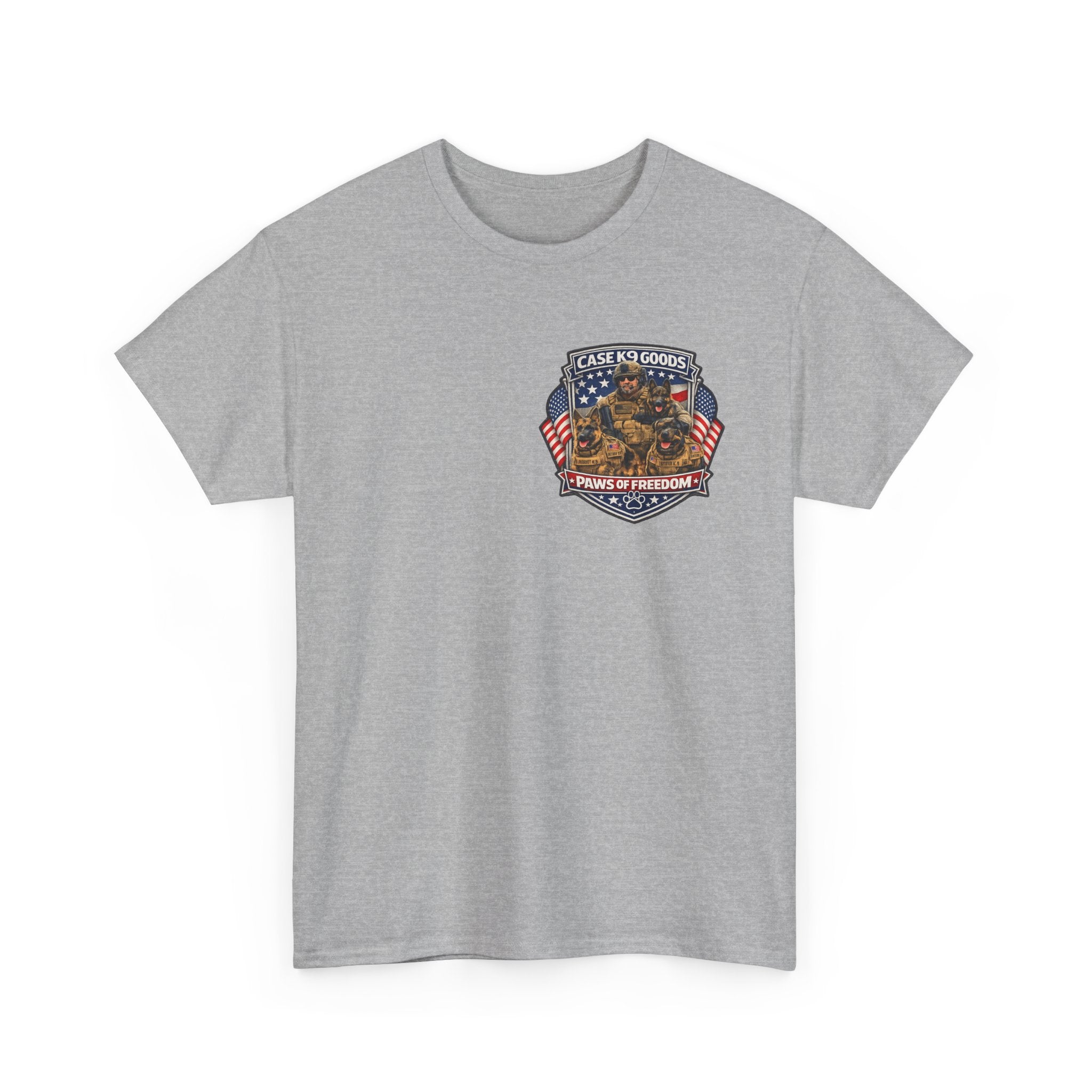 Police K9 Partner T-Shirt — "Side by Side Through Every Storm" Memorial Tee