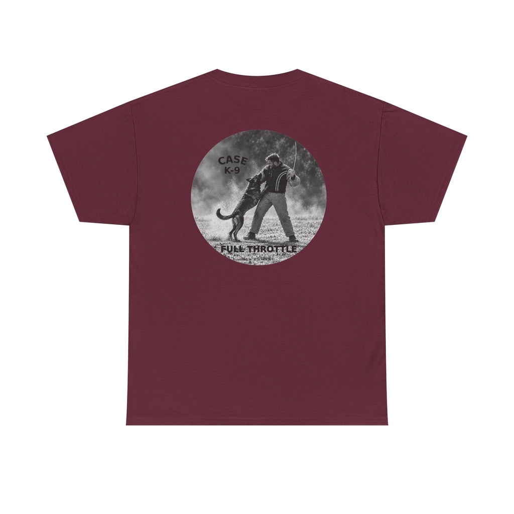 K9 Handler Tee – CASE K-9 “Full Throttle” Vintage Dog Unit T-Shirt