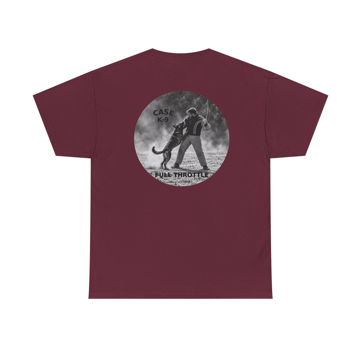 K9 Handler Tee – CASE K-9 “Full Throttle” Vintage Dog Unit T-Shirt