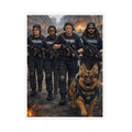 Police K-9 Unit Magnet — Tactical Team Custom Shape Magnet