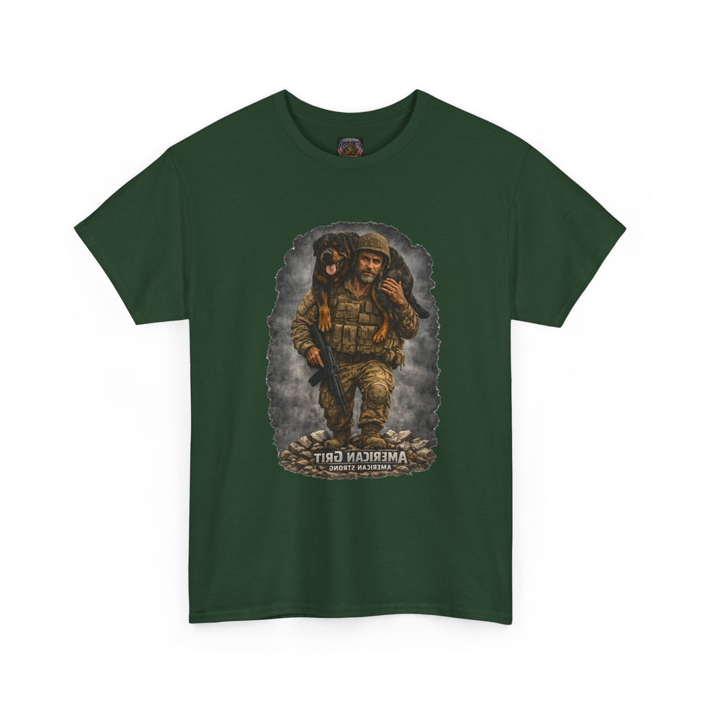 T-Shirt — Military K-9 Rescue Graphic Tee (Saving One Life)