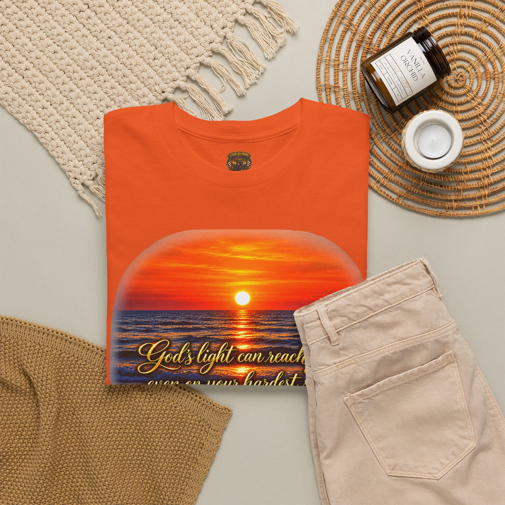 “You’ll Light Up My Whole World” Sunset Quote T-Shirt