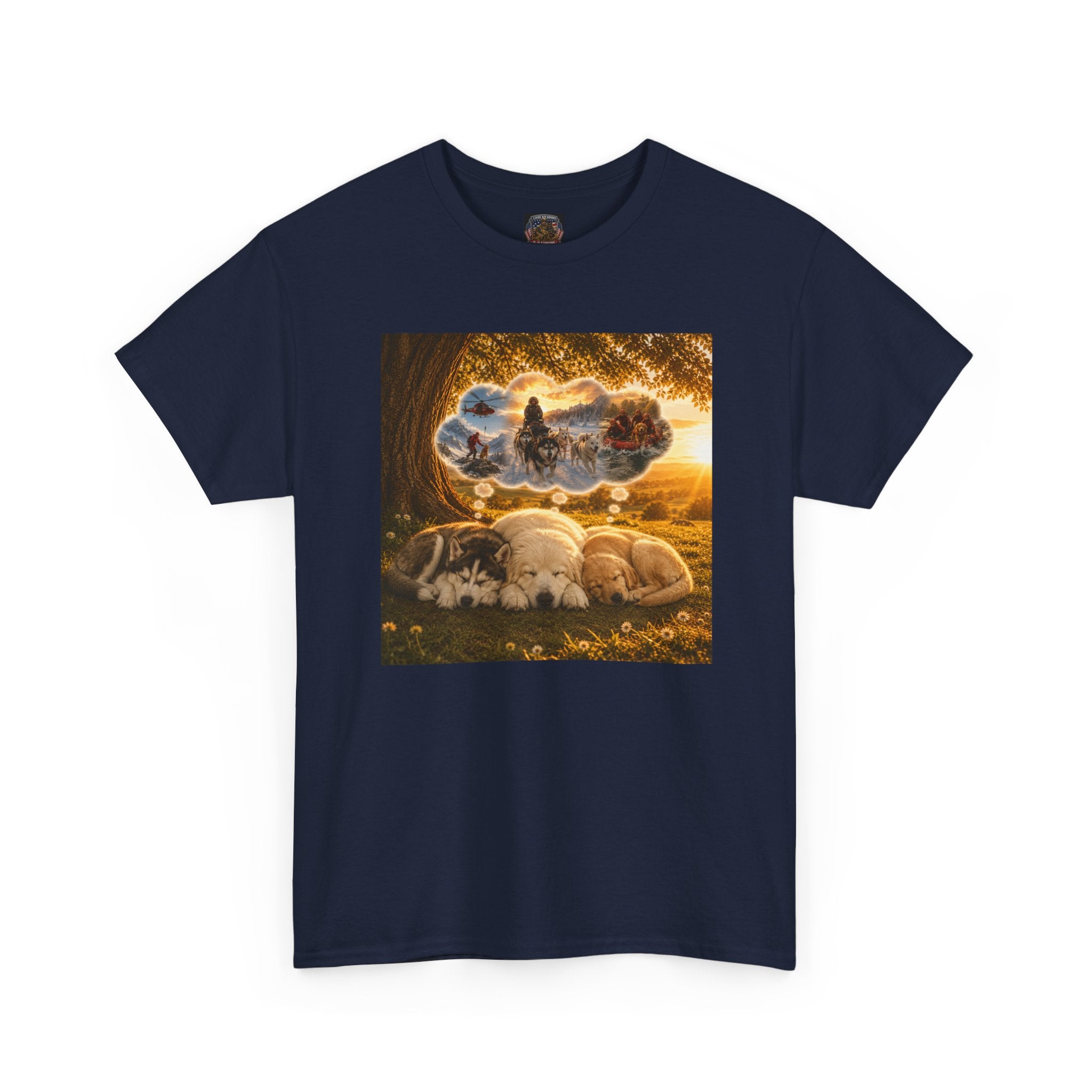 Puppy Dreaming Under an Oak T-Shirt – Cozy Big Dreamers Tee