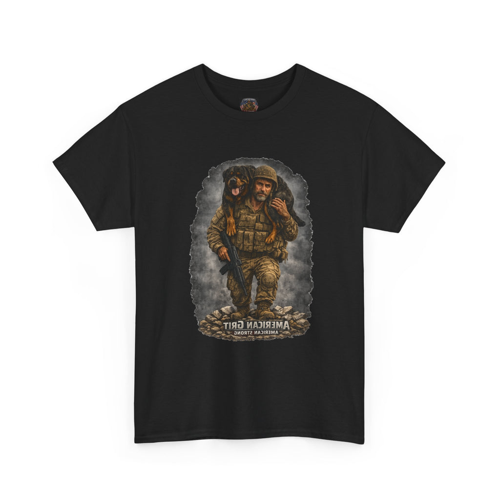 T-Shirt — Military K-9 Rescue Graphic Tee (Saving One Life)