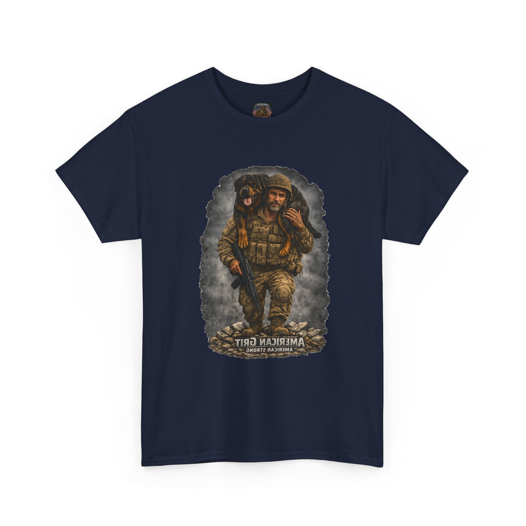 T-Shirt — Military K-9 Rescue Graphic Tee (Saving One Life)