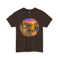 Inspirational Sunset Bridge Scenic T-Shirt — 'Faithful' Roadtrip Nature Tee