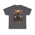 Unleashed Justice Jeep Tee – Patriotic American Flag Graphic T-Shirt