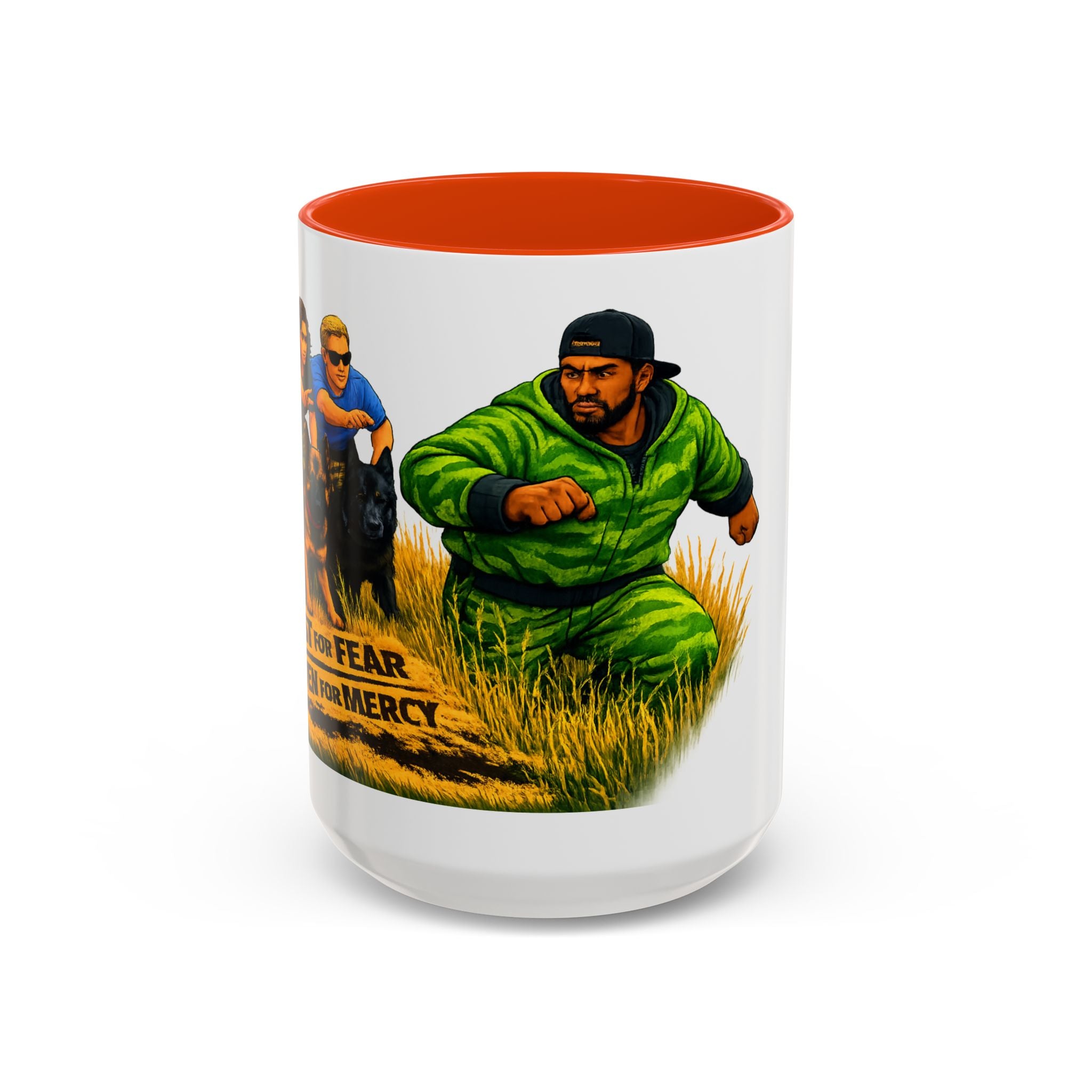 K9 Team Training Day Mug — 'No Fear, No Mercy' Coffee Cup