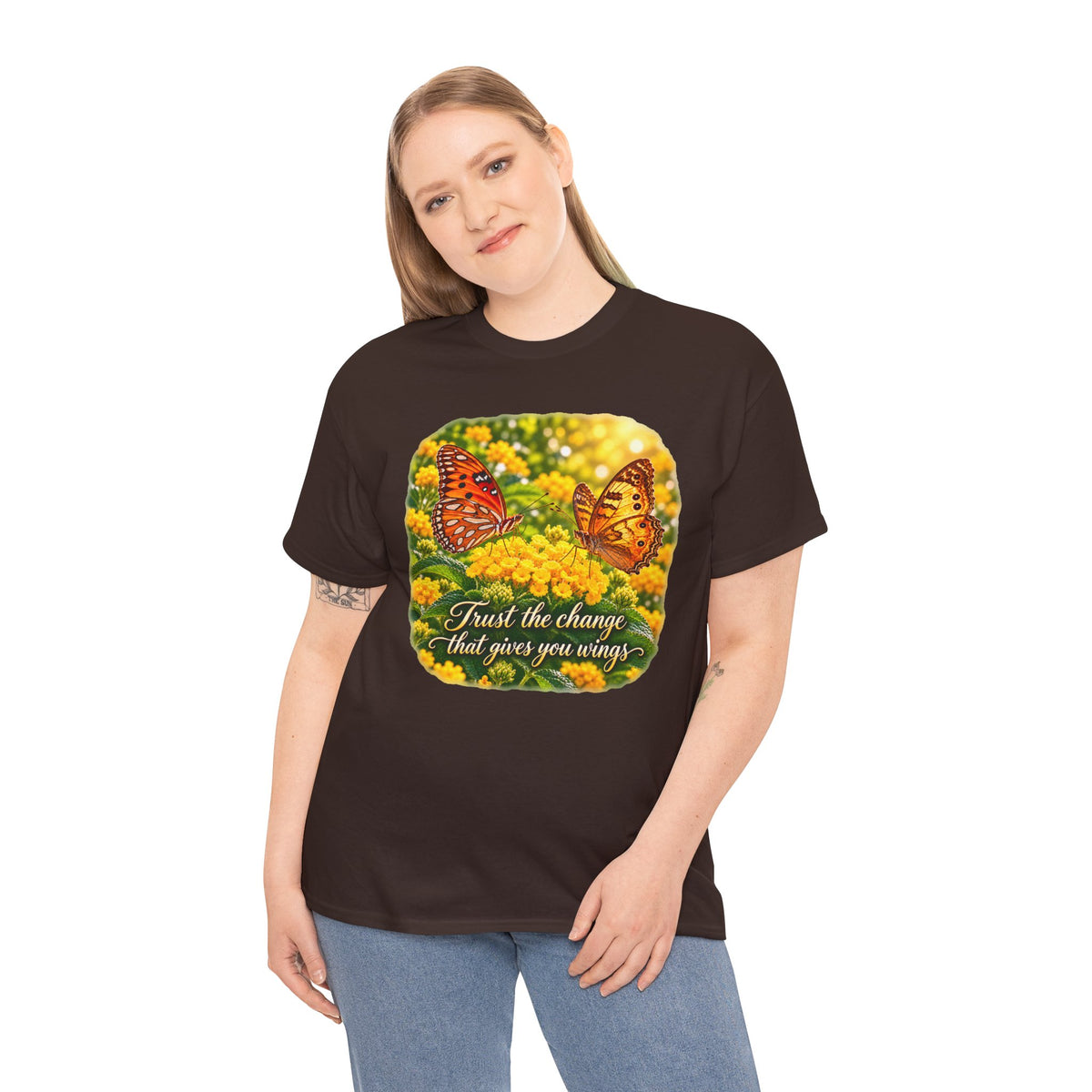 Trust the Change Butterfly Inspirational T-Shirt