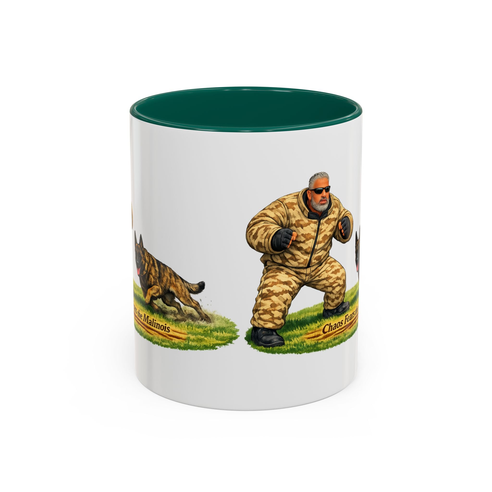 Belgian Malinois Coffee Mug — "Nothing Fears the Malinois" Dog Lover Gift (11oz/15oz)
