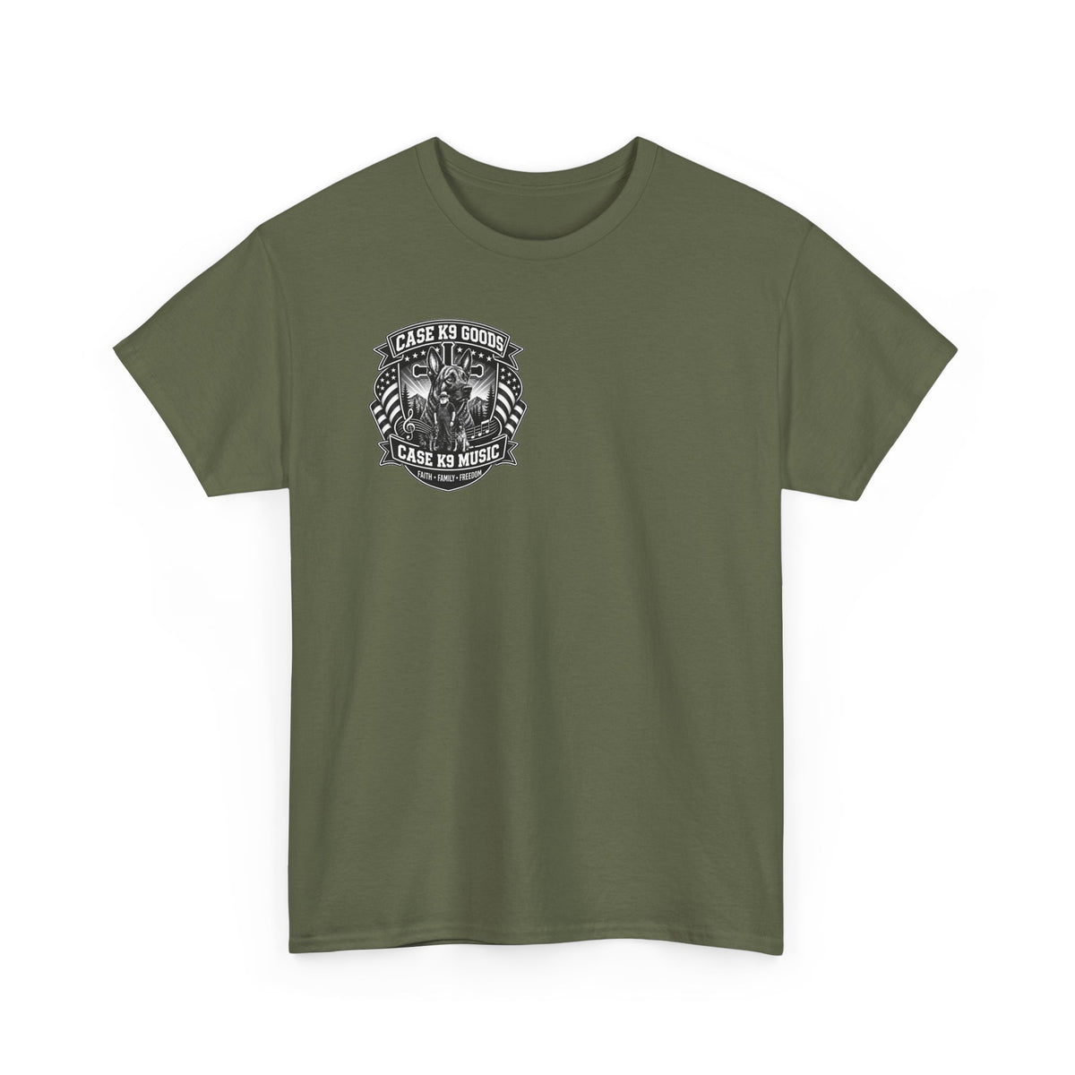 K9 Handler Tee – CASE K-9 “Full Throttle” Vintage Dog Unit T-Shirt