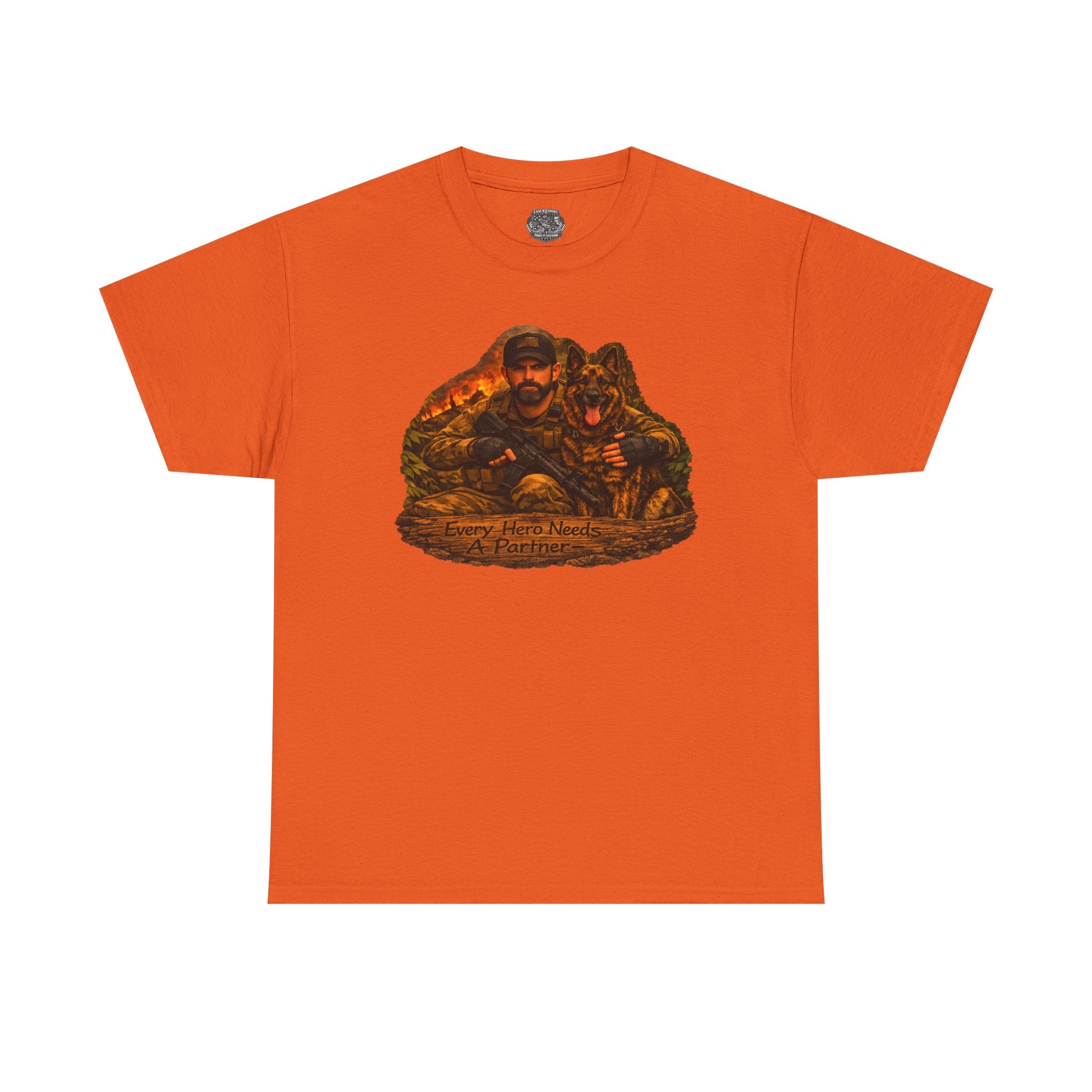 Vintage Guardian Tee — 'K-9 Hero's and Partners' Outdoor Adventure T-Shirt