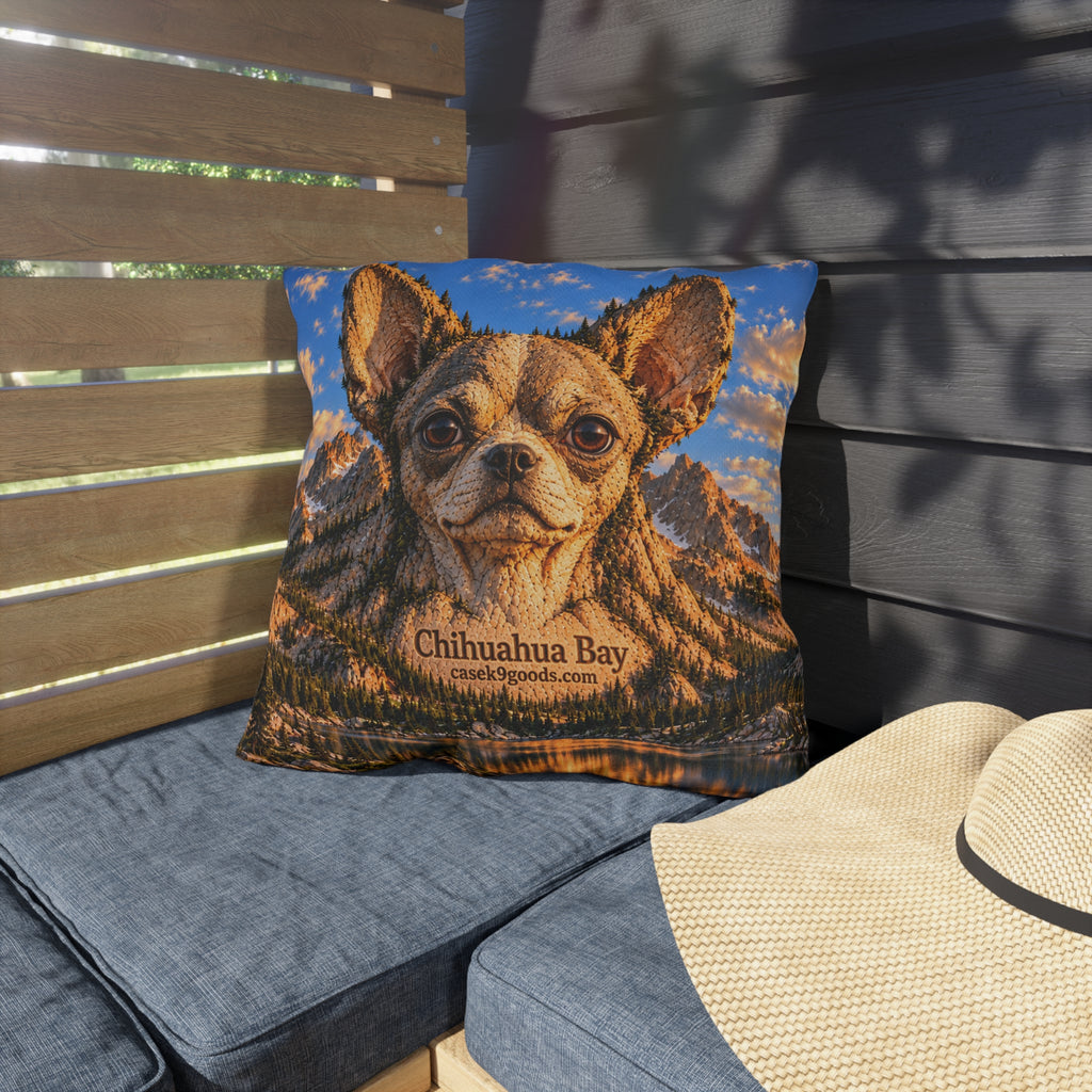 Chihuahua Bay Outdoor Pillow