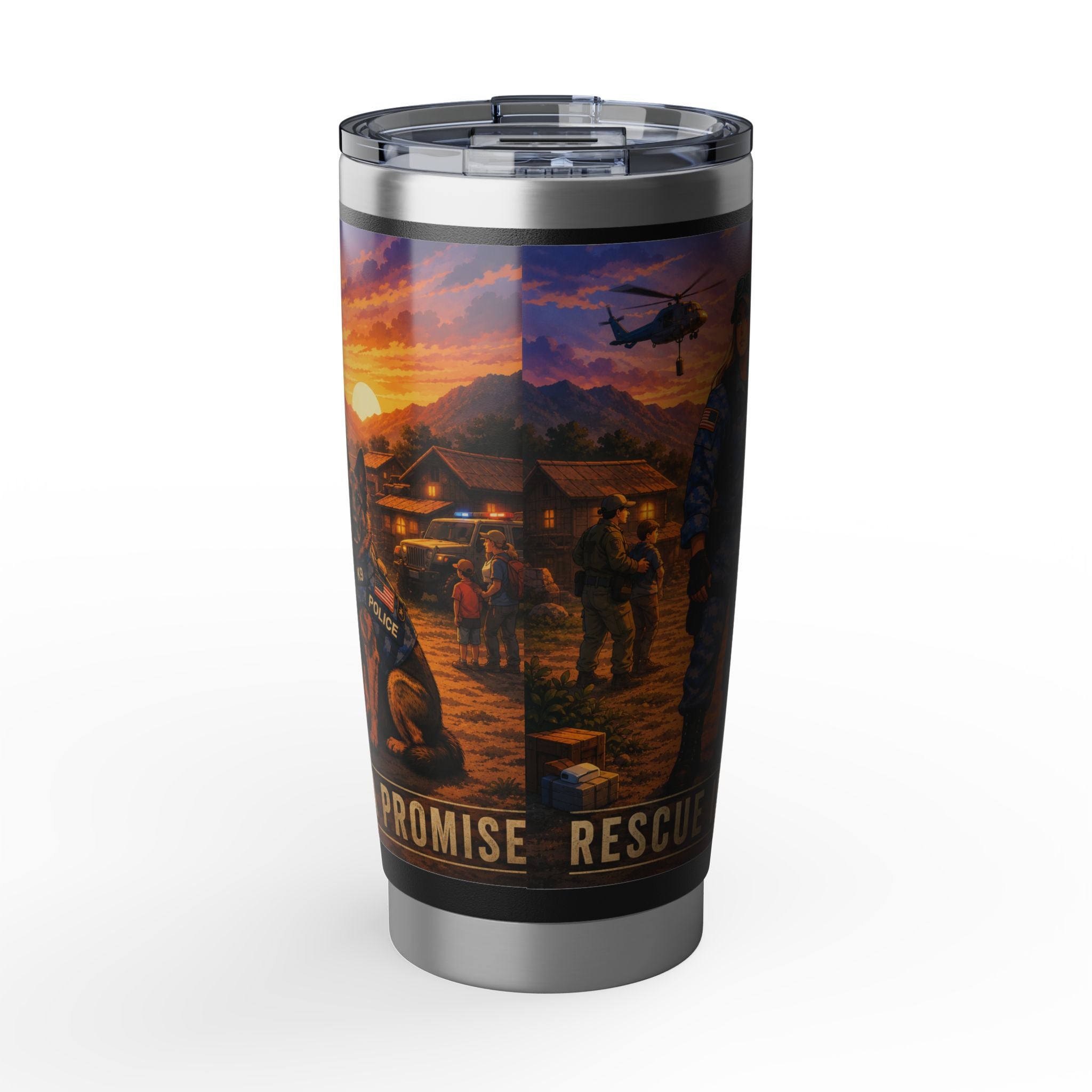 Rescue Promise 20oz Travel Tumbler