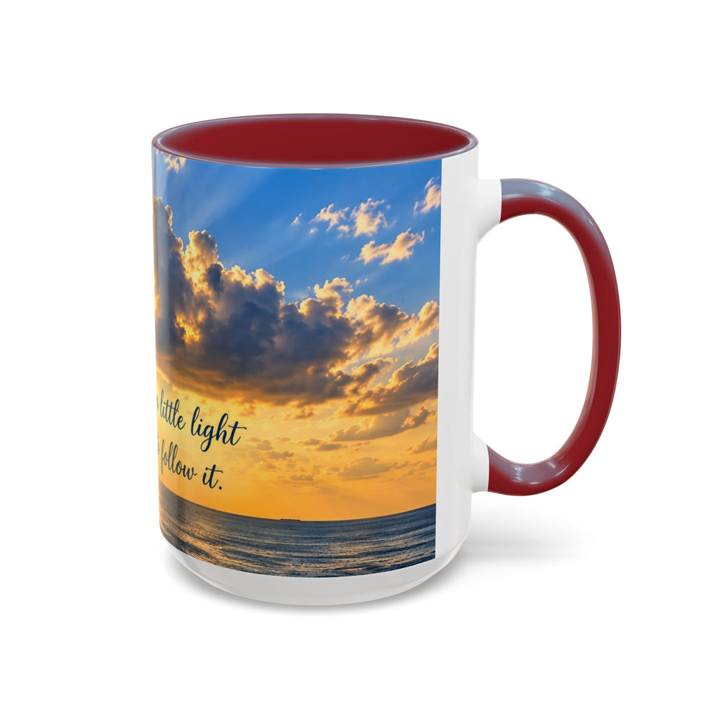 Coffee Mug – Inspirational Sunrise “Begin with a Little Light”