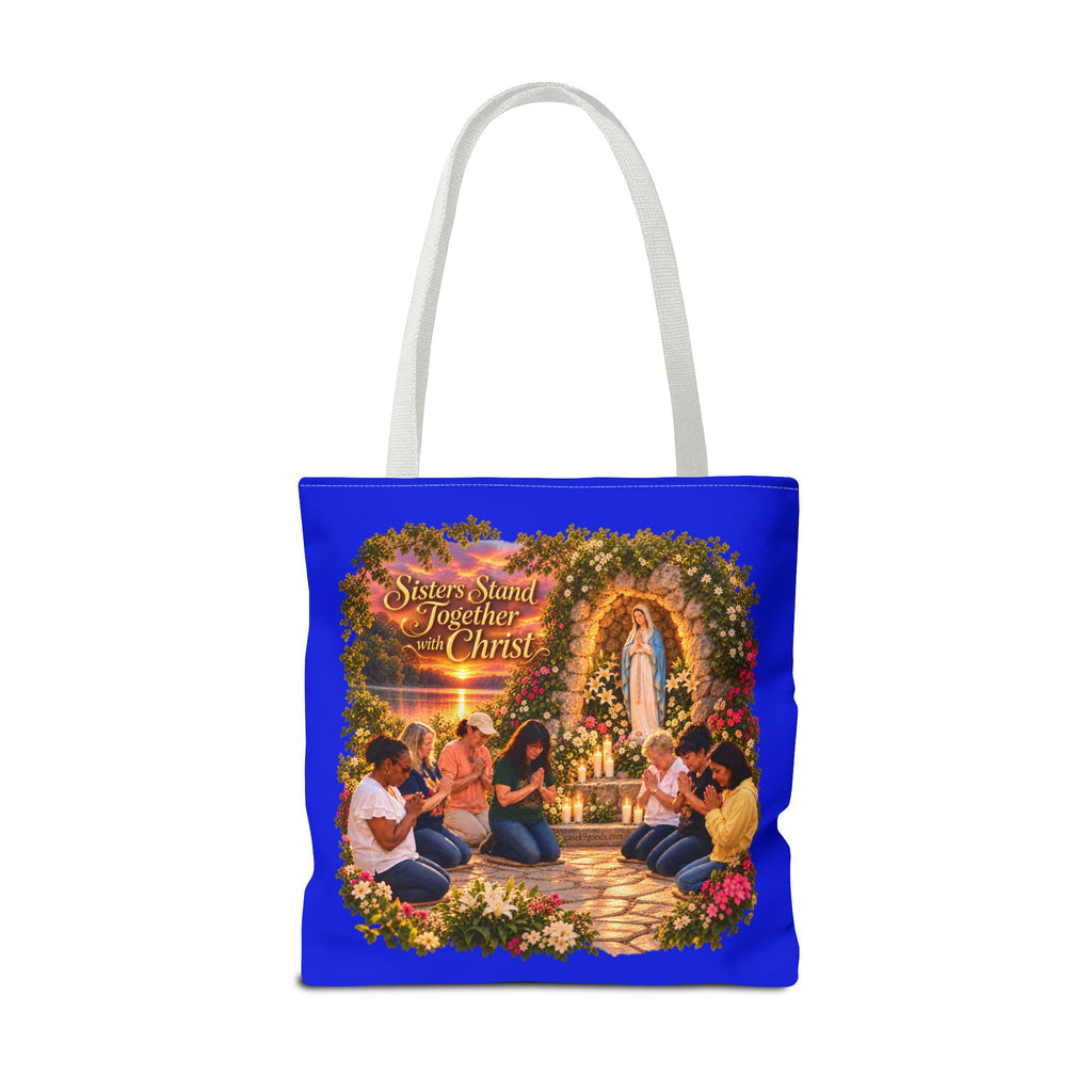 Sisters Standing Together in Christ Religious Christian Tote Bag