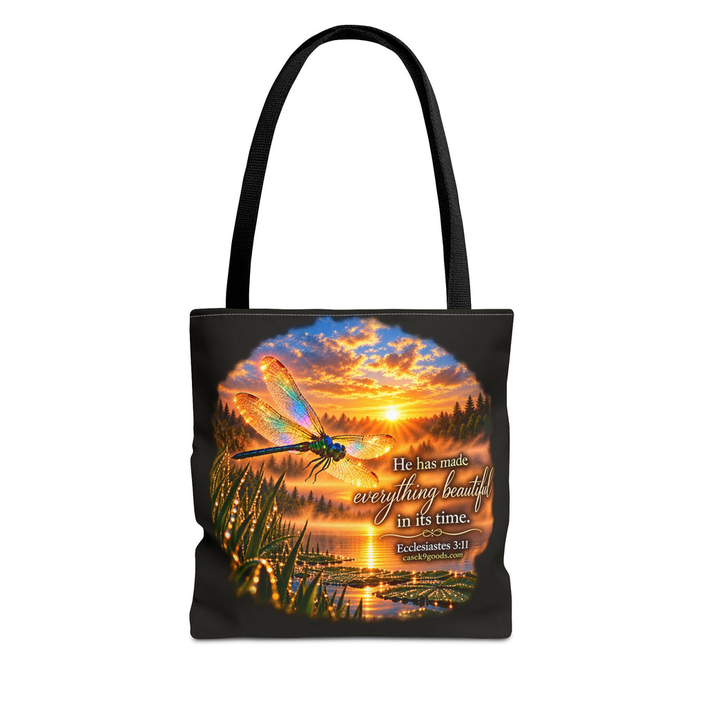 He Has Made Everything Beautiful Tote Bag – Inspirational Nature Sunset Design