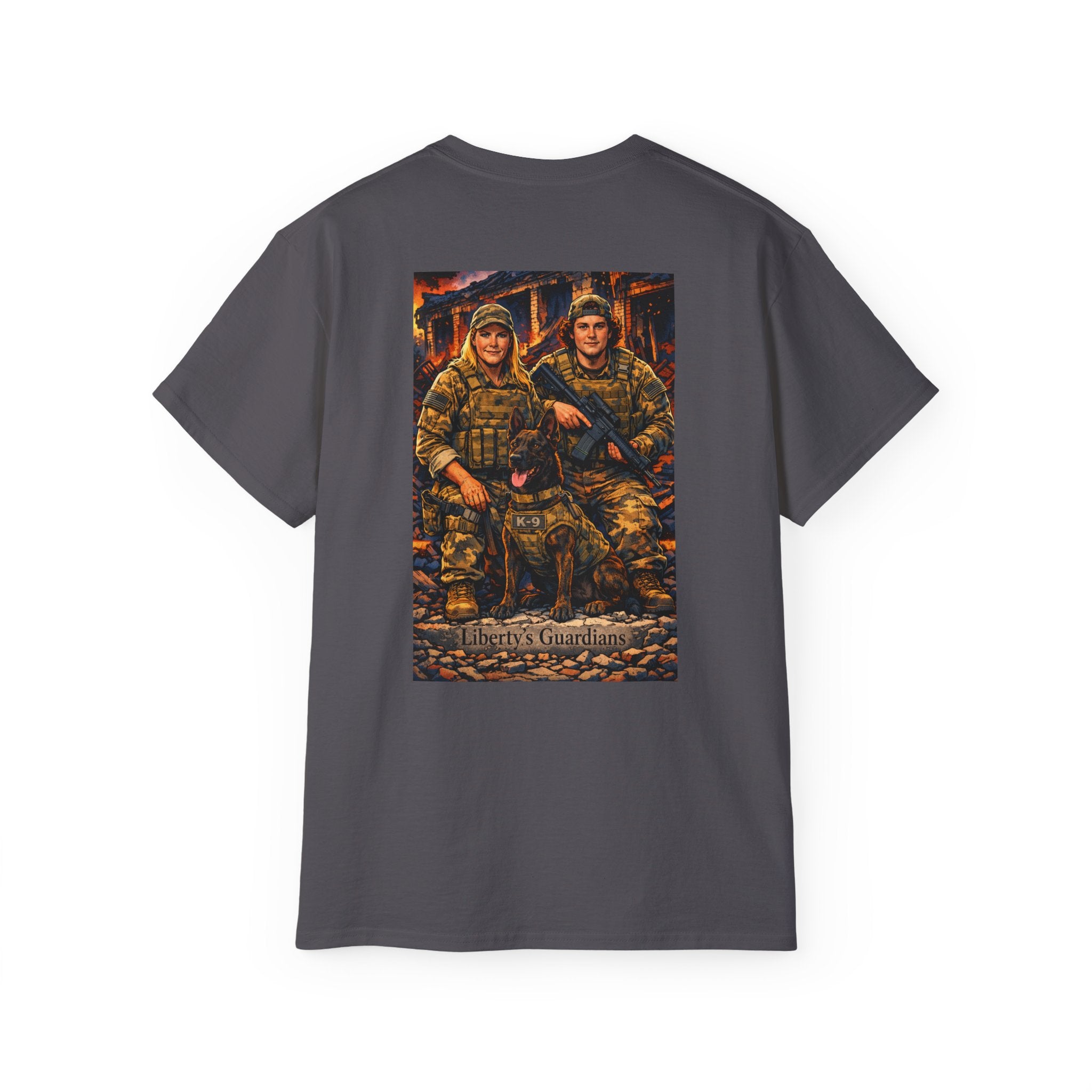 Veteran Guardians Graphic Tee — "Liberty's Guardians" Military Tribute T-Shirt