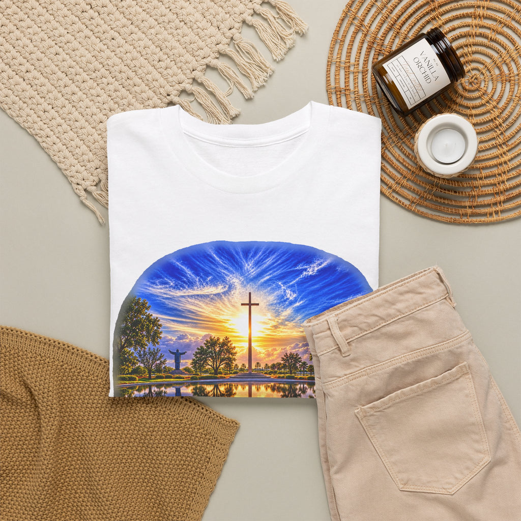 Christian Inspirational Cross Reflection Faith T-Shirt