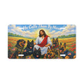 Vanity Plate — “He Calls Them By Name” Christian Jesus with Military K9s License Plate