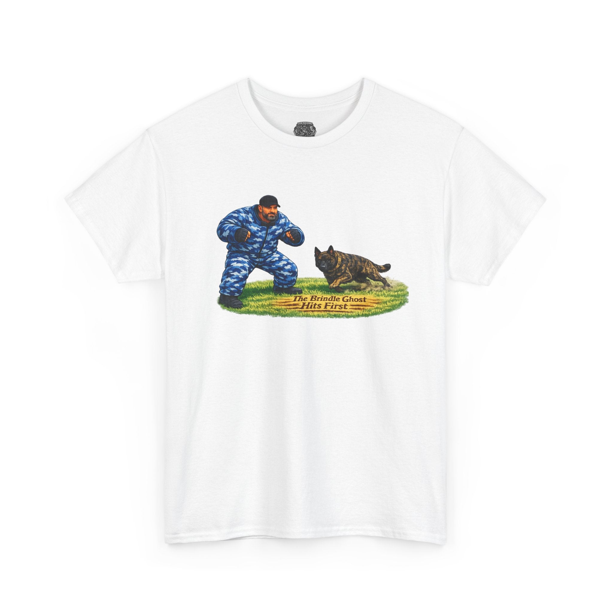 Cotton T-Shirt — Police K9 Training Dog Dutch Shepherd