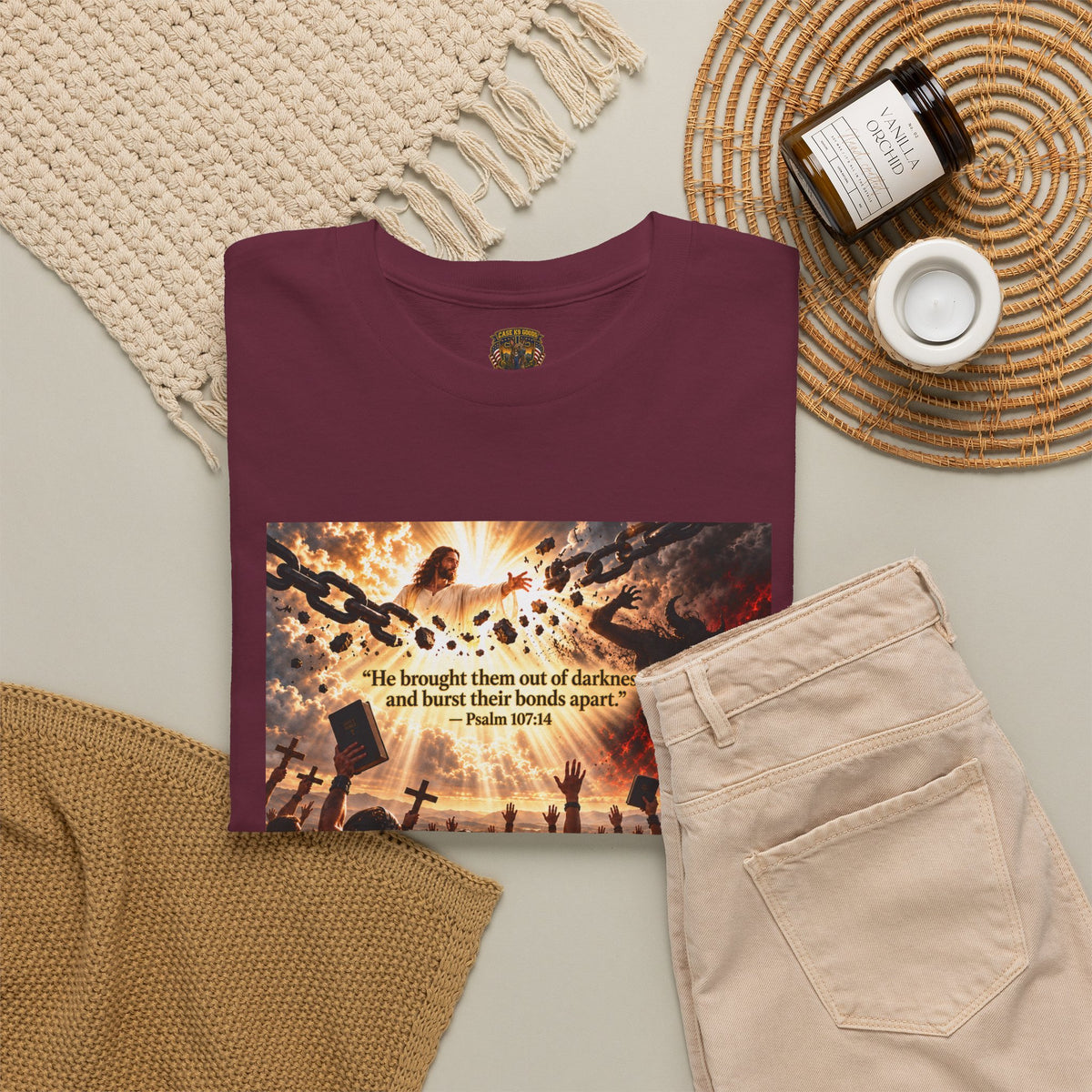 Christians Break Free T-Shirt — Faith, Hope & Praise Graphic Tee