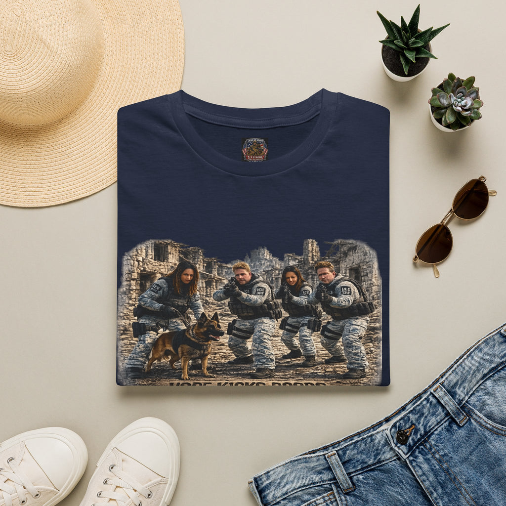 Military K-9 Team T-Shirt — Soldiers & Working Dog Squad Design