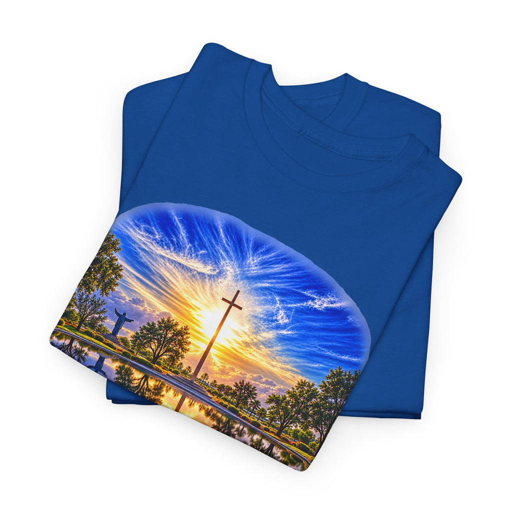 Christian Inspirational Cross Reflection Faith T-Shirt