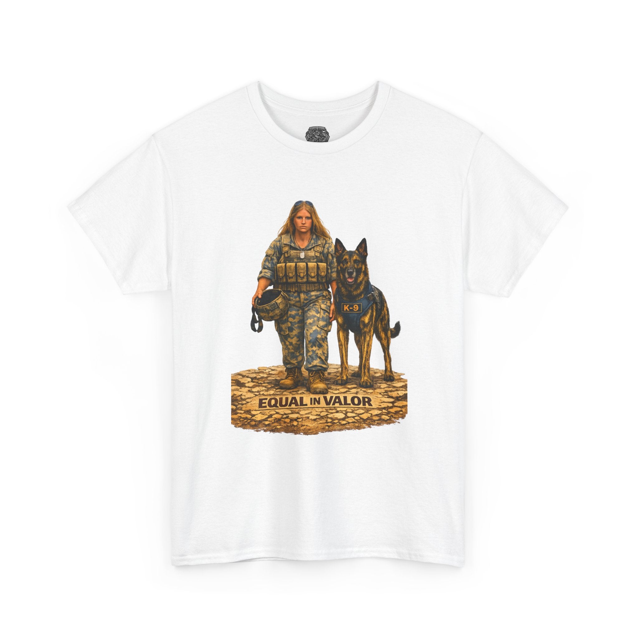 T-Shirt — Equal in Valor Military K9 Handler Tee
