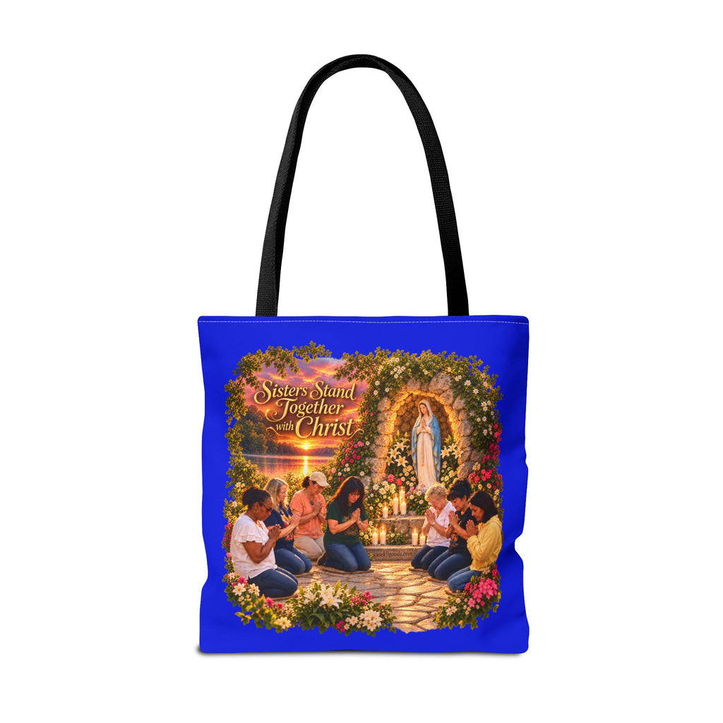Sisters Standing Together in Christ Religious Christian Tote Bag