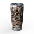 Boston Terrier Tea Party 20oz Tumbler — Cute Dog Travel Mug