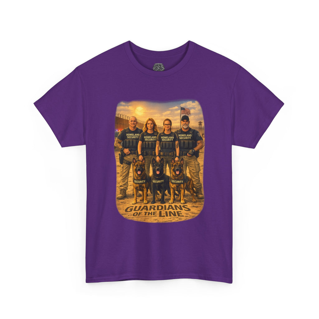 Guardians of the Line Tee – Vintage Military Tribute Graphic T-Shirt