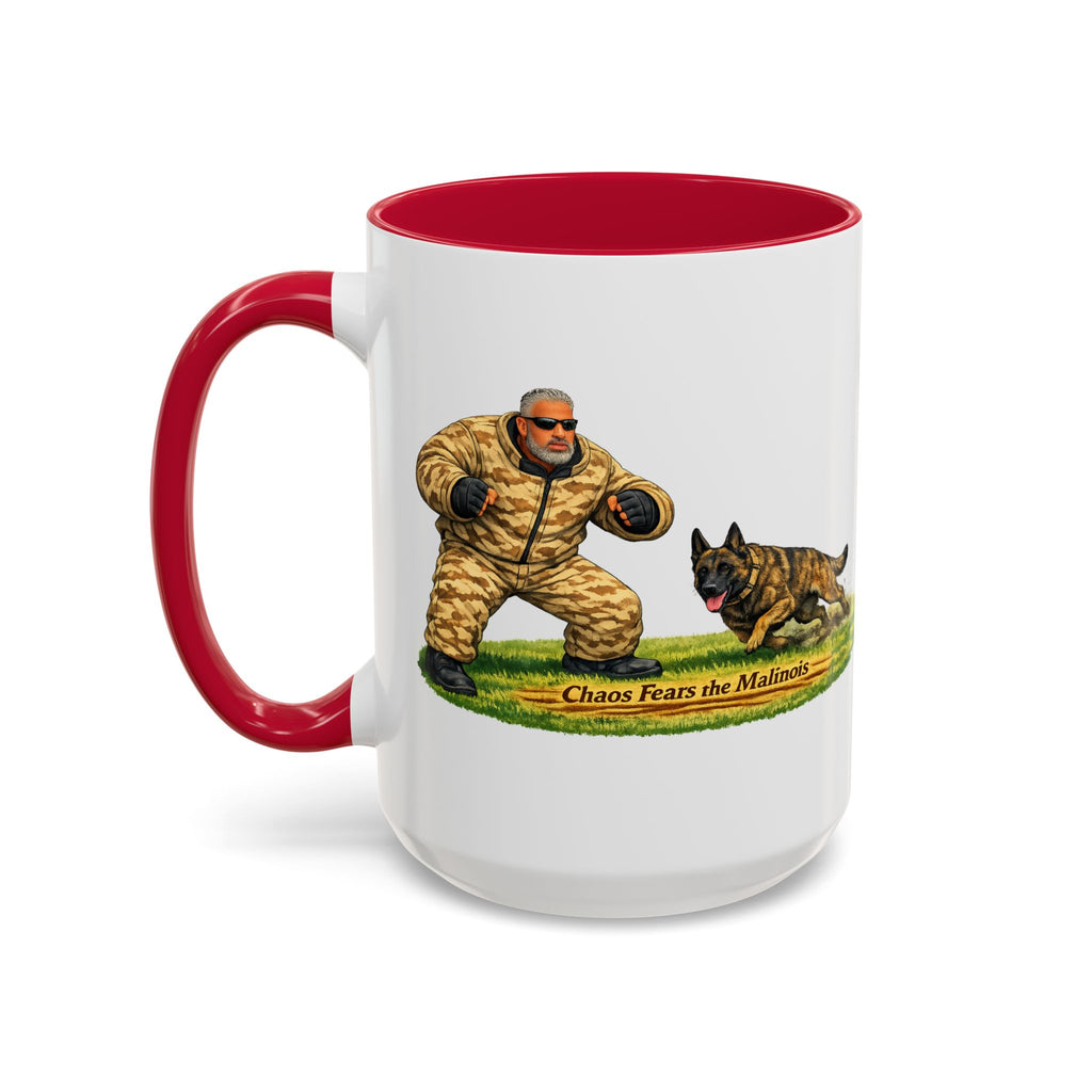 Belgian Malinois Coffee Mug — "Nothing Fears the Malinois" Dog Lover Gift (11oz/15oz)