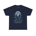 Wolf Moon T‑Shirt — "When the wolf calls, my spirit answers" Graphic Tee