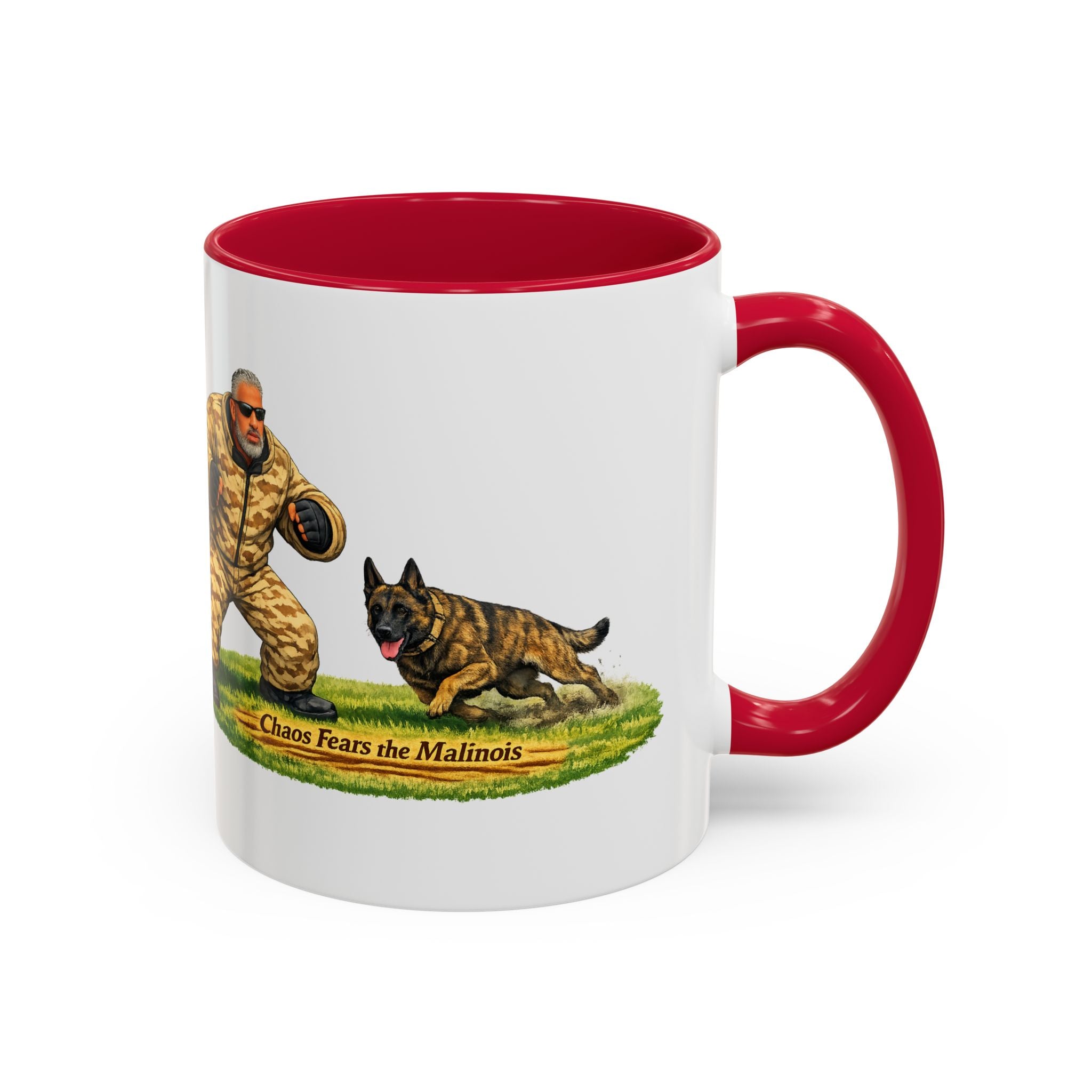 Belgian Malinois Coffee Mug — "Nothing Fears the Malinois" Dog Lover Gift (11oz/15oz)