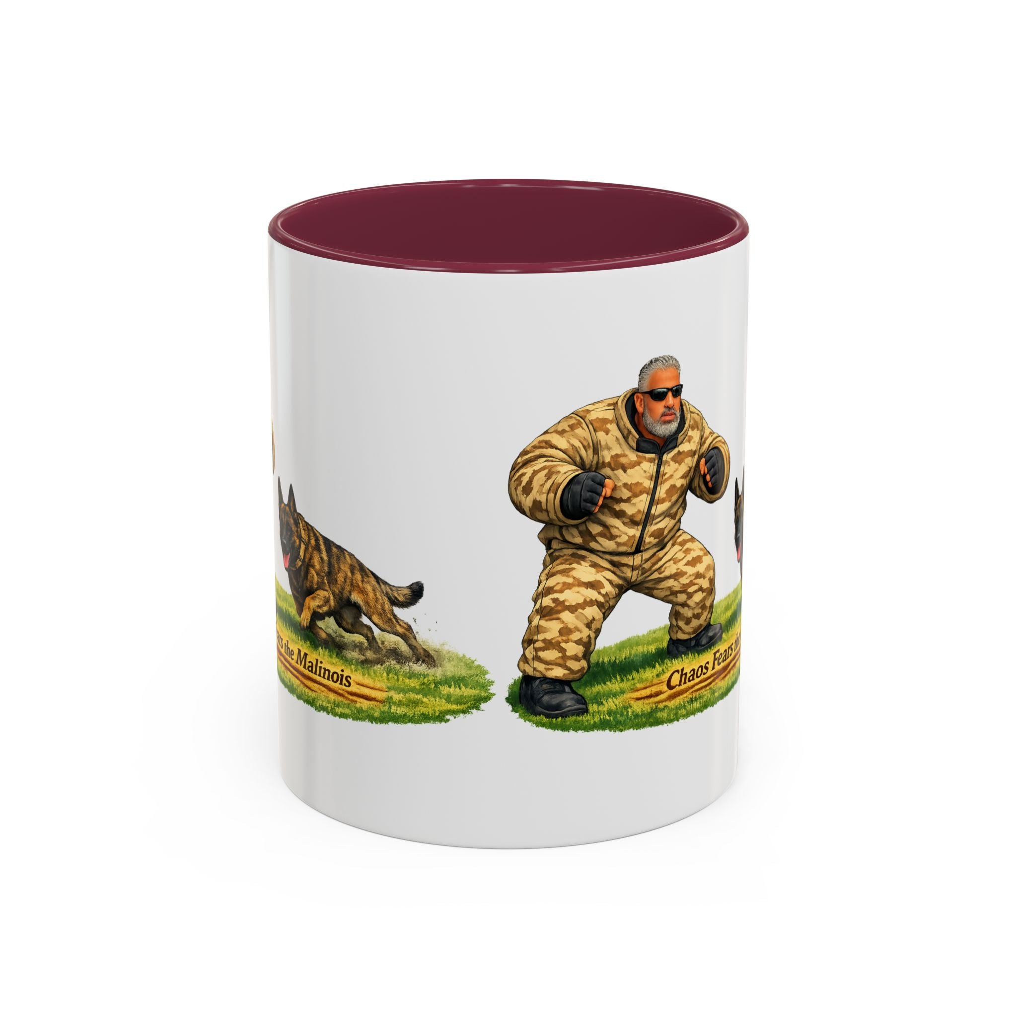 Belgian Malinois Coffee Mug — "Nothing Fears the Malinois" Dog Lover Gift (11oz/15oz)