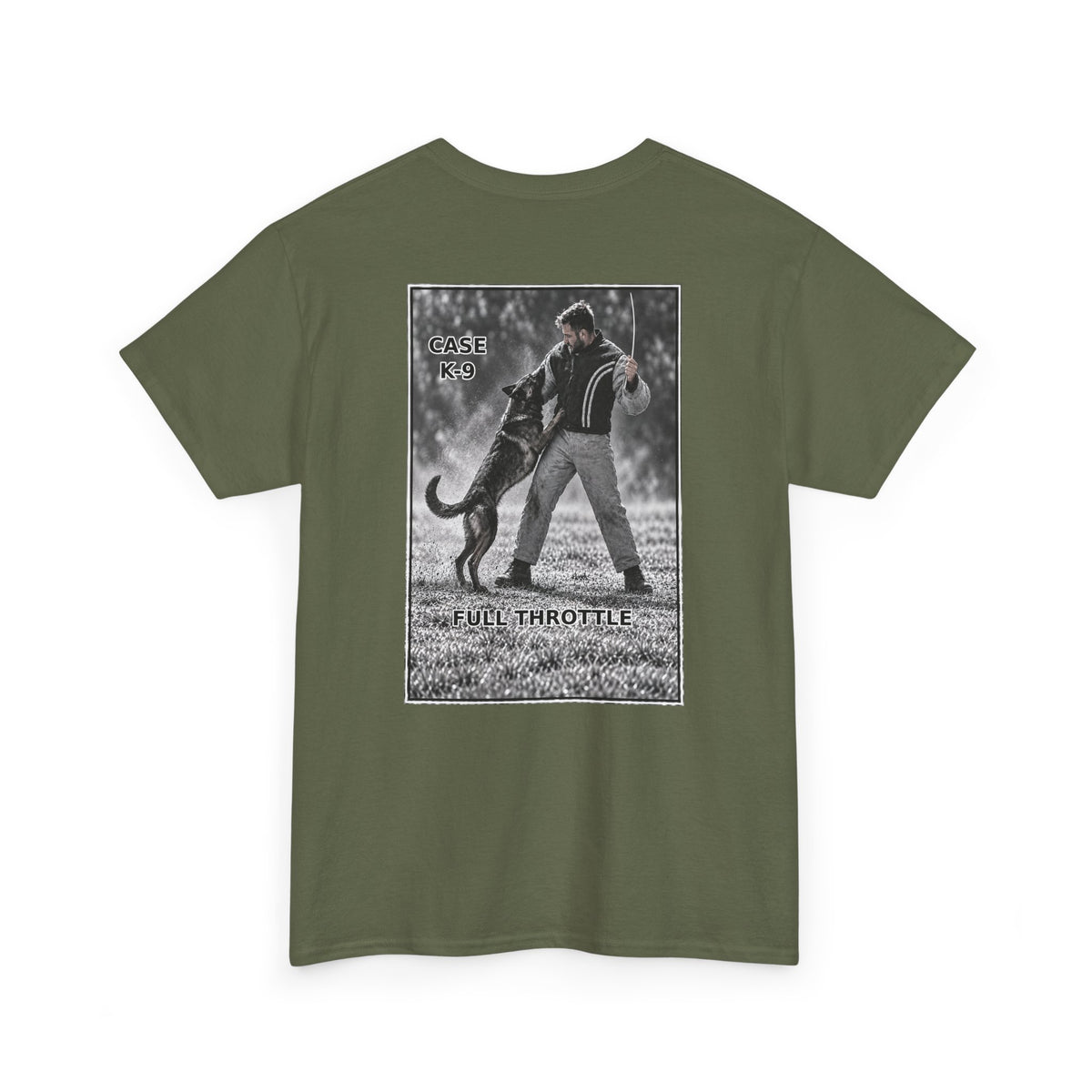 K9 Trainer Tee — 'Full Throttle' Police & Protection Dog Shirt