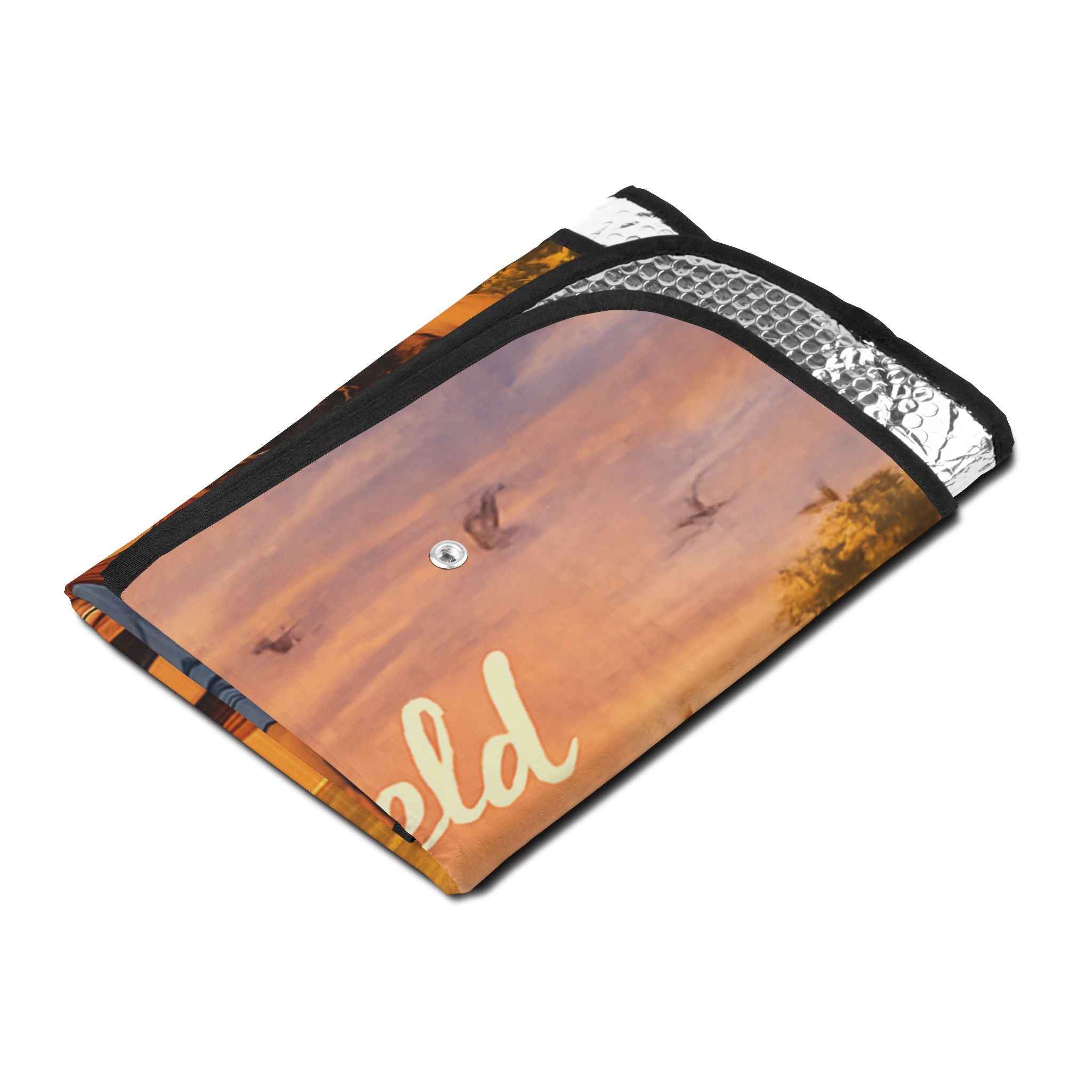Jesus Family & Pets Car Sun Shade — "Love Grows In This Field" Windshield Cover