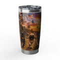 French Bull Dog Vagabond 20oz Tumbler — Tropical Sunset Dogs Travel Mug