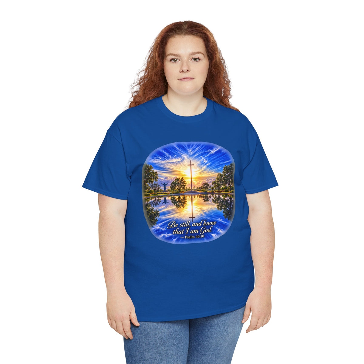 Christian Inspirational Cross Reflection Faith T-Shirt