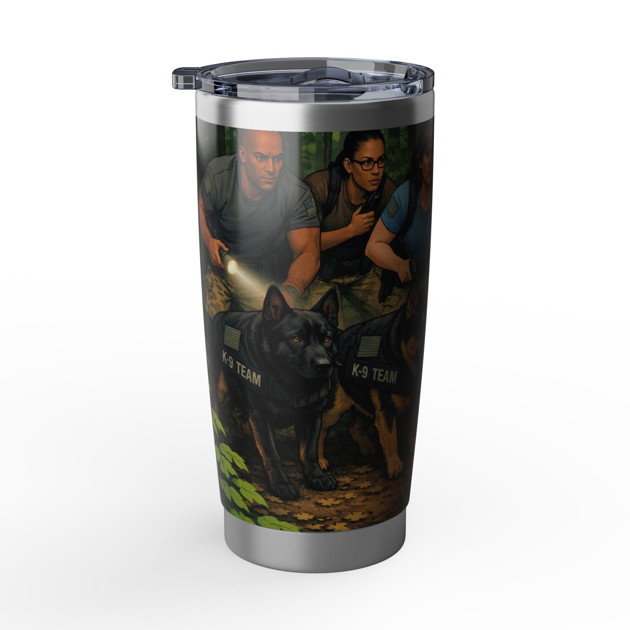20oz Tumbler — K-9 Search & Rescue Team Travel Mug (Vagabond Design)