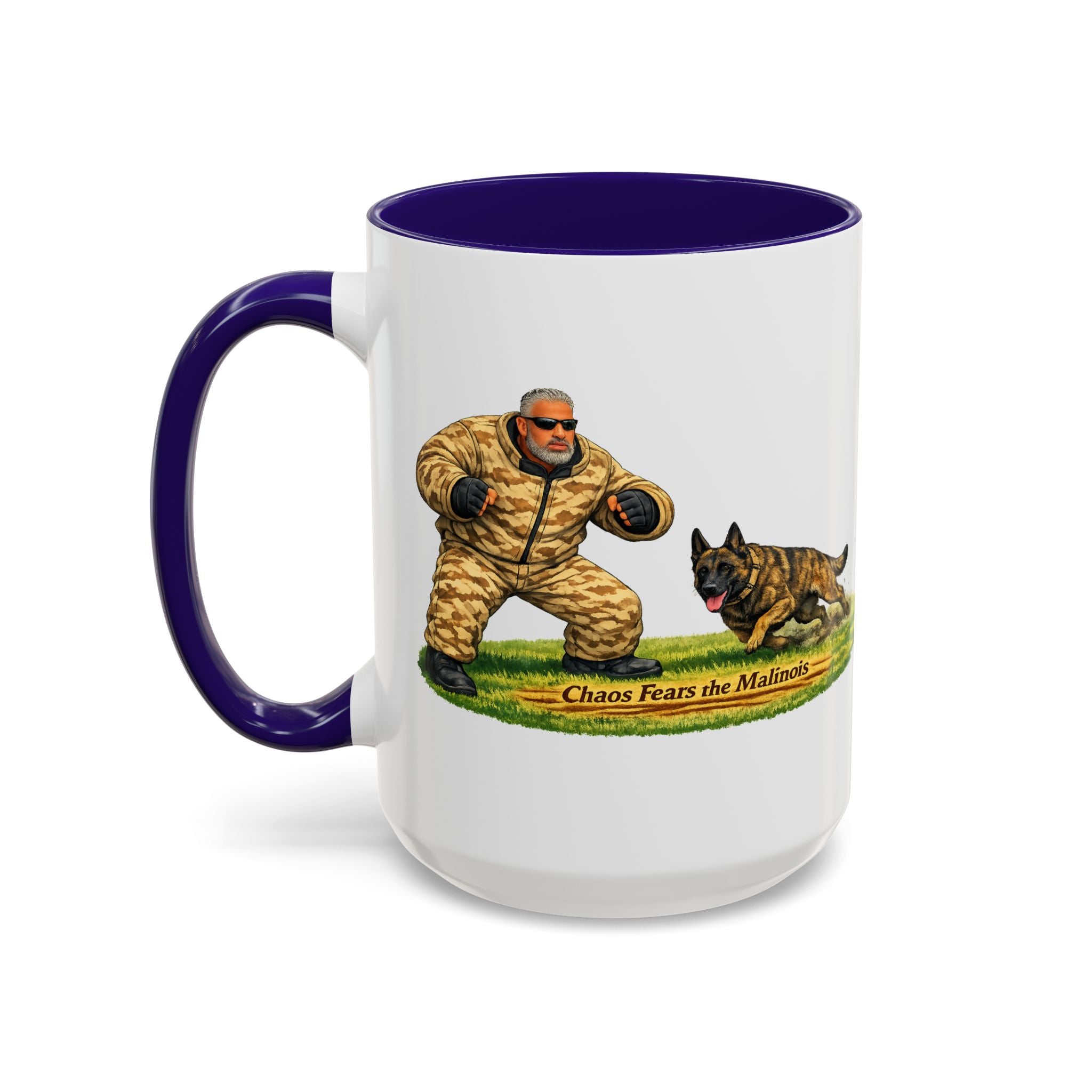 Belgian Malinois Coffee Mug — "Nothing Fears the Malinois" Dog Lover Gift (11oz/15oz)