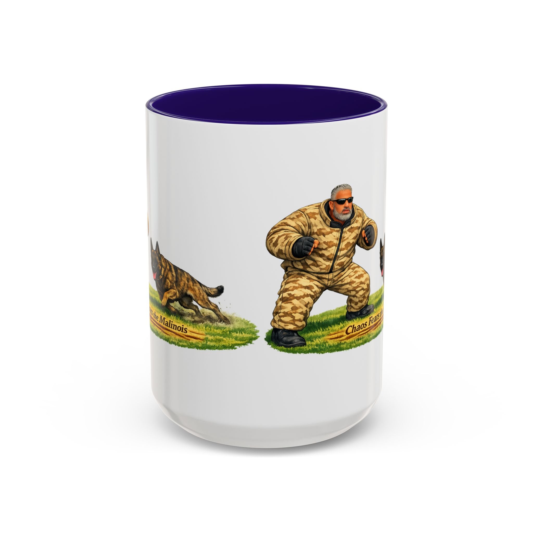 Belgian Malinois Coffee Mug — "Nothing Fears the Malinois" Dog Lover Gift (11oz/15oz)