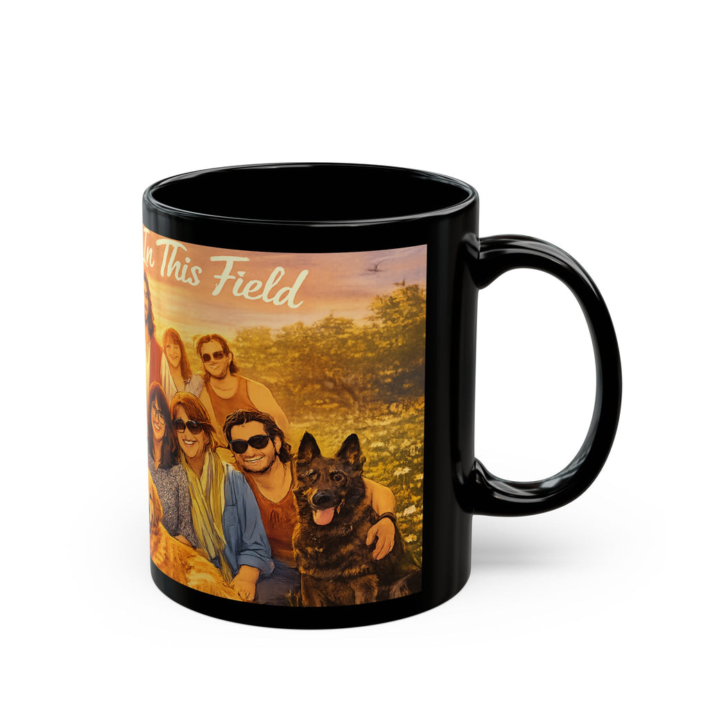 Christian Family Love Mug — "Love Grows In This Field" Black Coffee Cup (11oz/15oz)