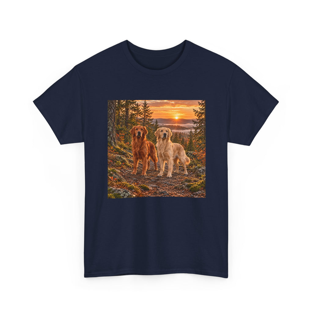 Golden Retriever Sunset Tee